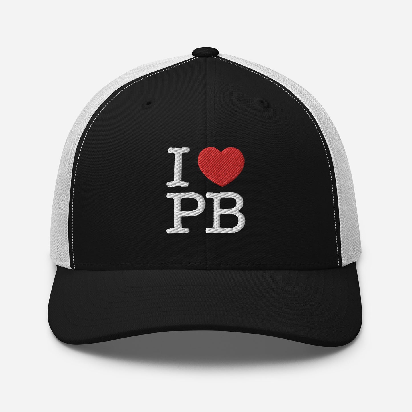 I Love PB (Pickleball) Trucker Cap