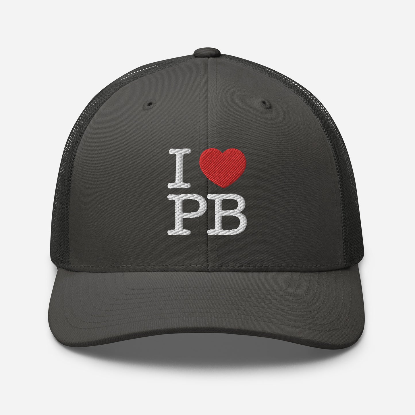 I Love PB (Pickleball) Trucker Cap