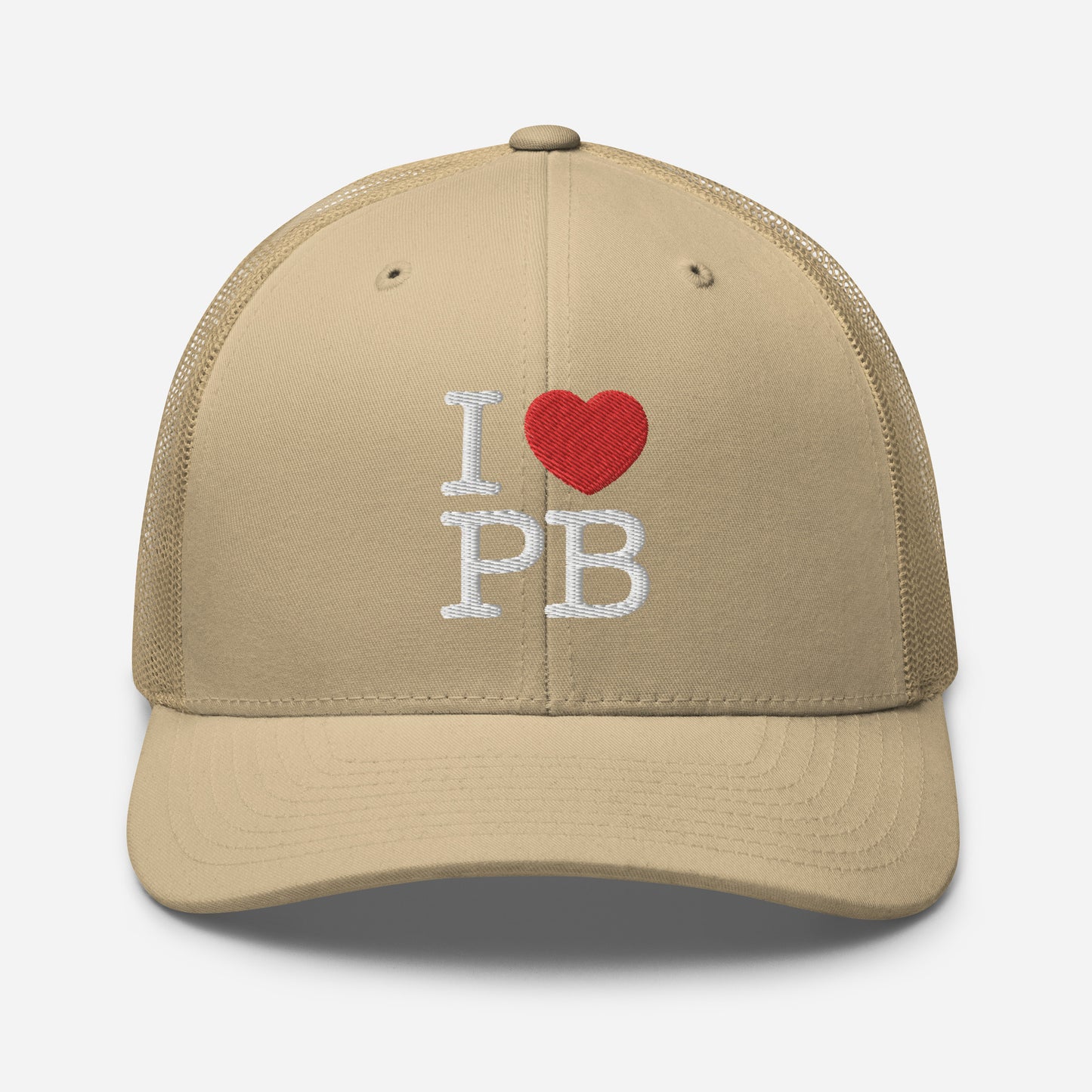 I Love PB (Pickleball) Trucker Cap