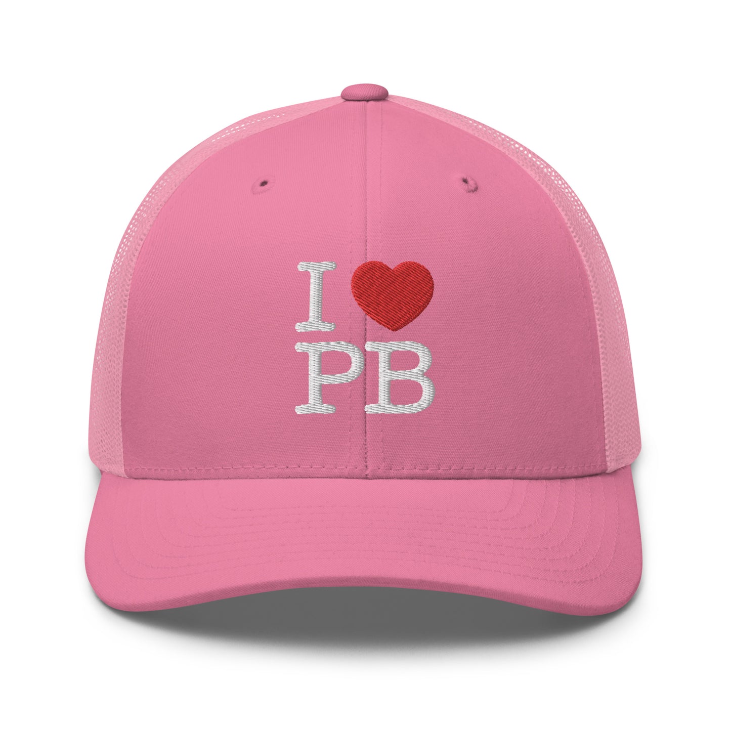 I Love PB (Pickleball) Trucker Cap