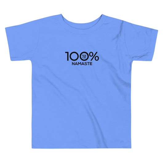 100% NAMASTE Toddler Short Sleeve Tee