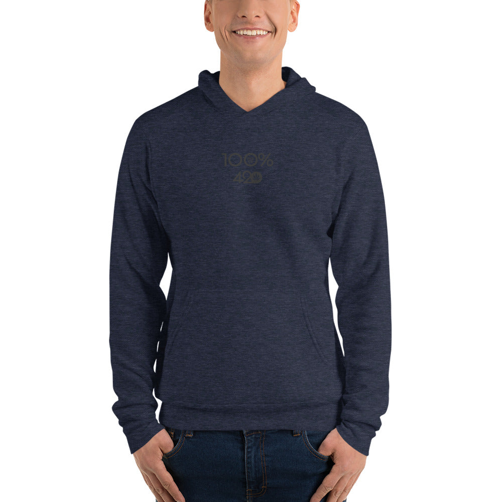 100% 420 Unisex Hoodie - 100 Percent Tee Company