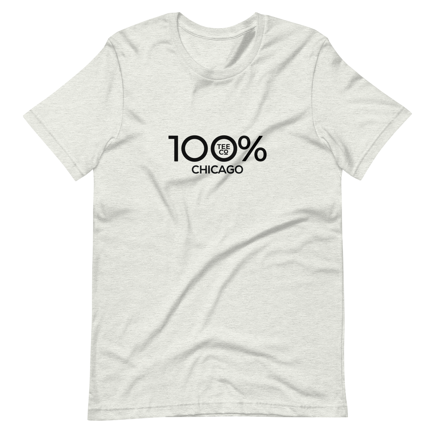 100% CHICAGO Short-Sleeve Unisex Tee - 100 Percent Tee Company