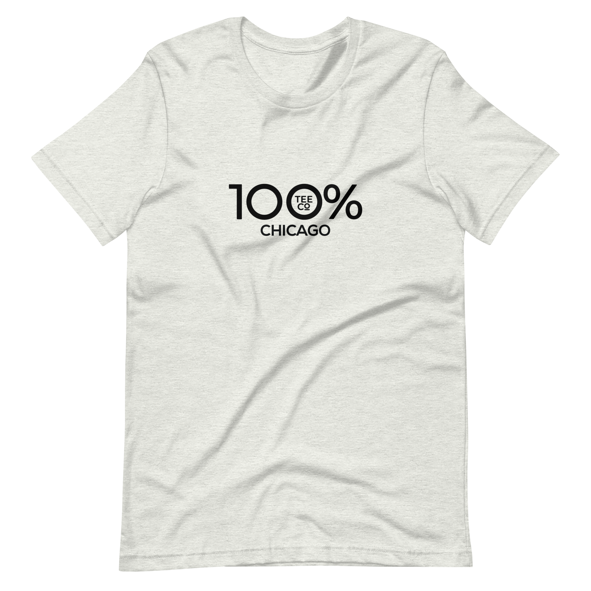 100% CHICAGO Short-Sleeve Unisex Tee - 100 Percent Tee Company