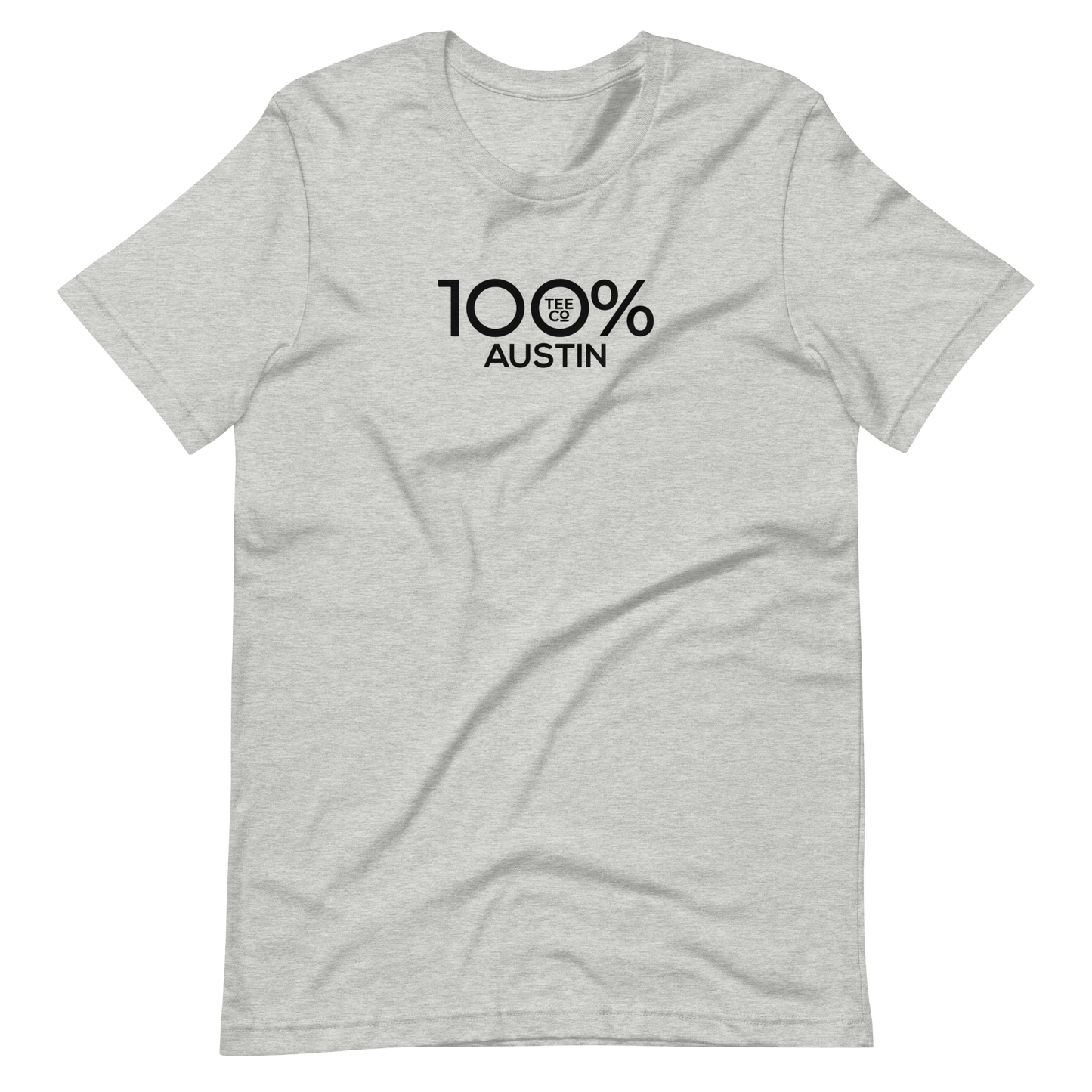 100% AUSTIN Short-Sleeve Unisex Tee - 100 Percent Tee Company