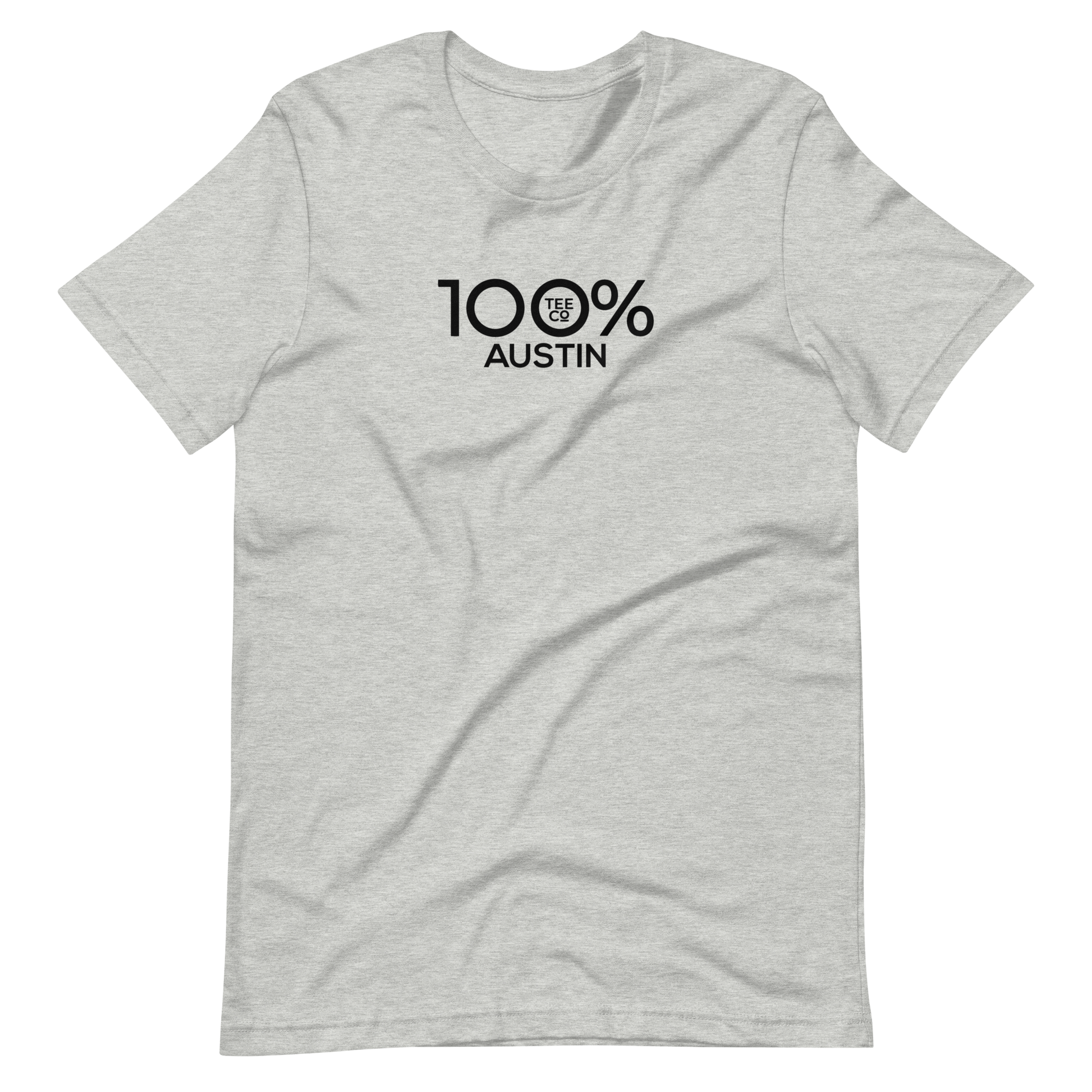 100% AUSTIN Short-Sleeve Unisex Tee - 100 Percent Tee Company