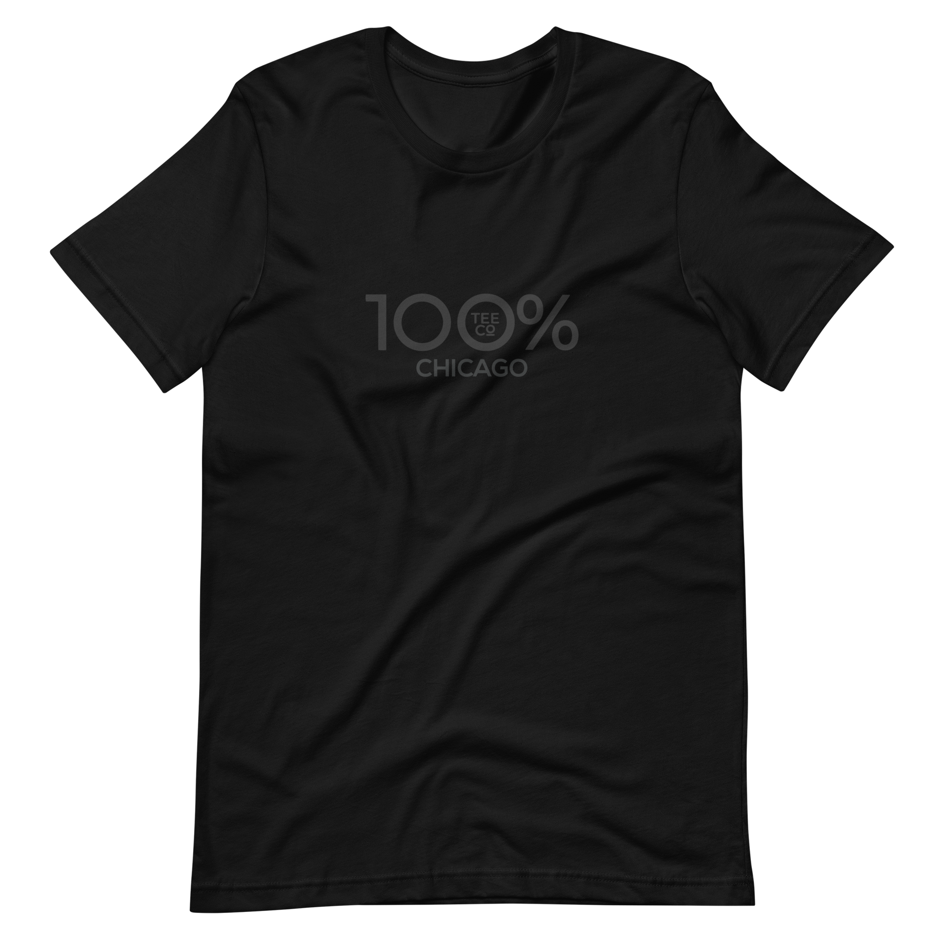 100% CHICAGO Short-Sleeve Unisex Tee - 100 Percent Tee Company