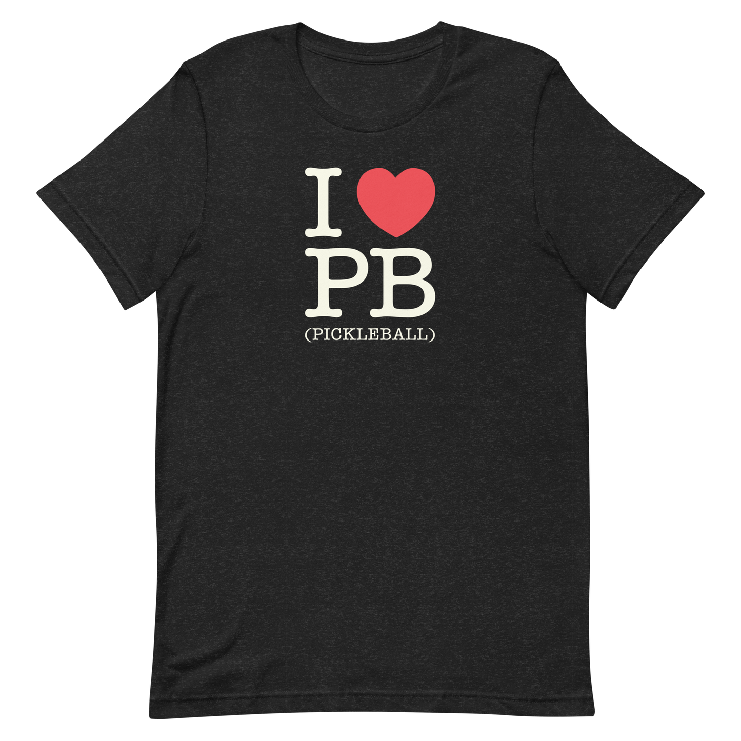 I Love PB (Pickleball) Unisex Tee Shirt