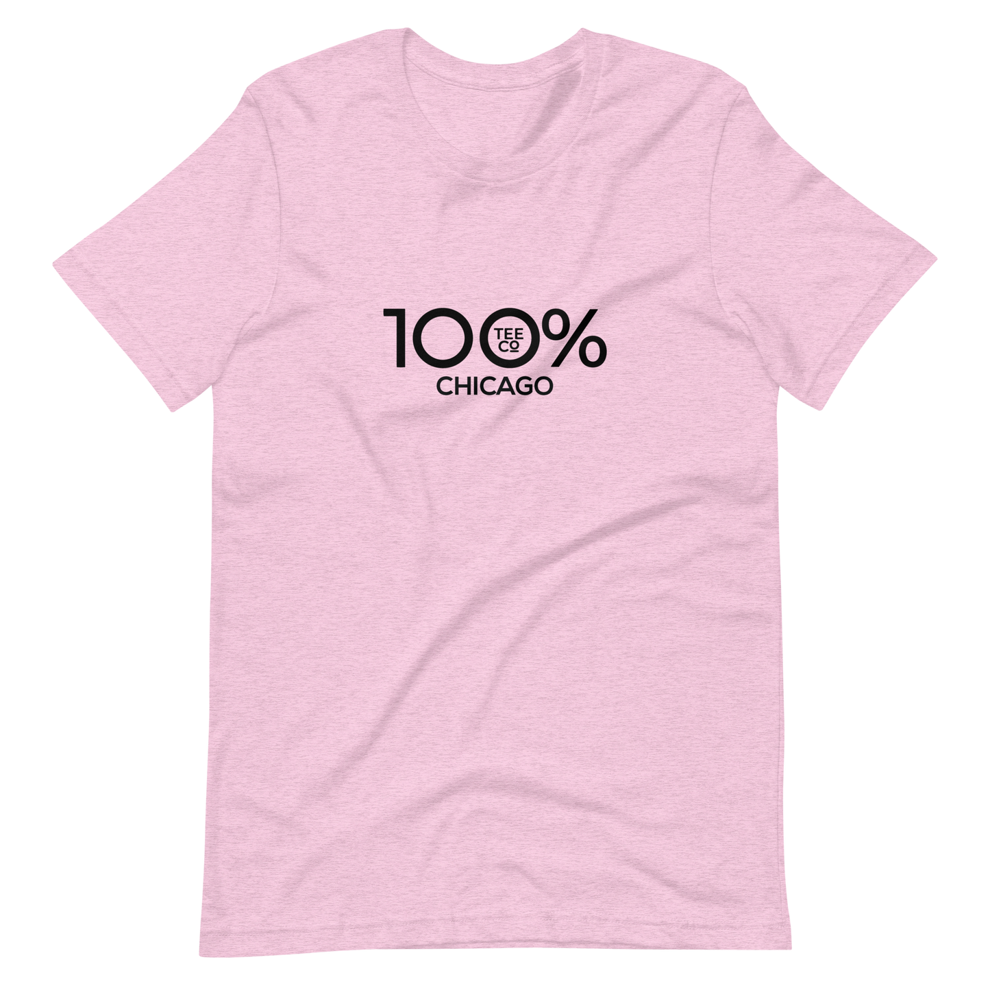 100% CHICAGO Short-Sleeve Unisex Tee - 100 Percent Tee Company
