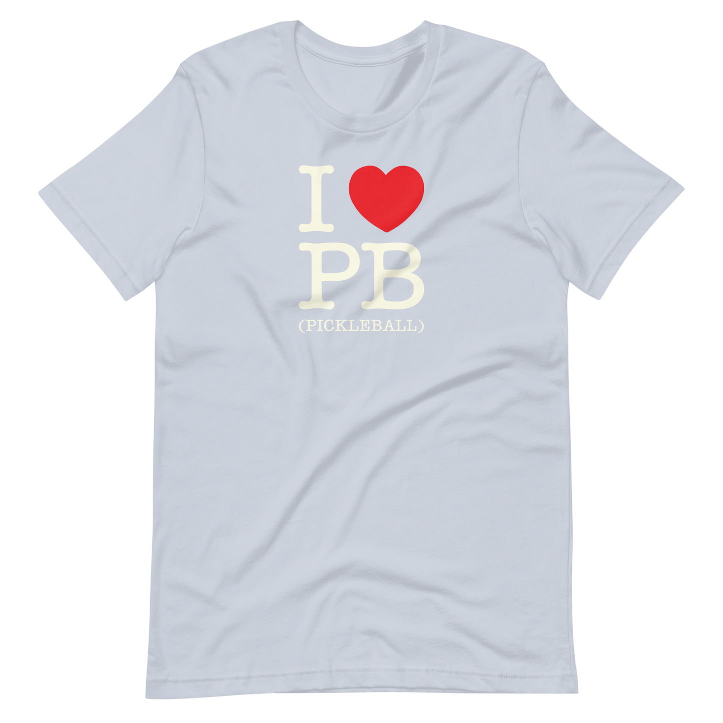 I Love PB (Pickleball) Unisex Tee Shirt