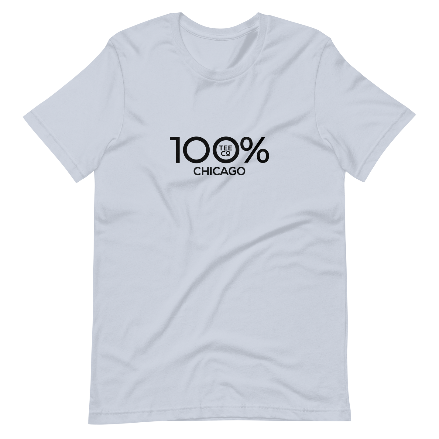 100% CHICAGO Short-Sleeve Unisex Tee - 100 Percent Tee Company