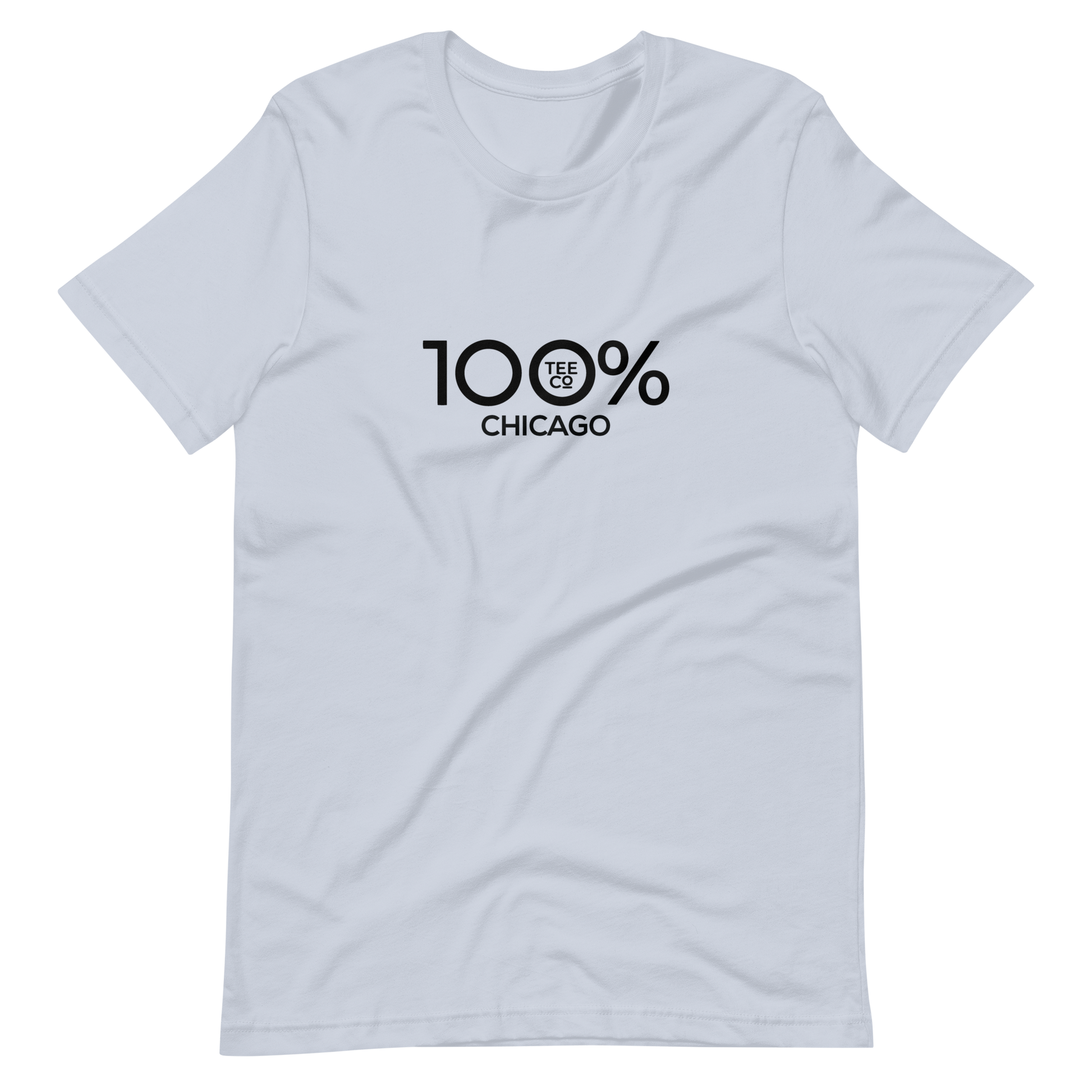 100% CHICAGO Short-Sleeve Unisex Tee - 100 Percent Tee Company