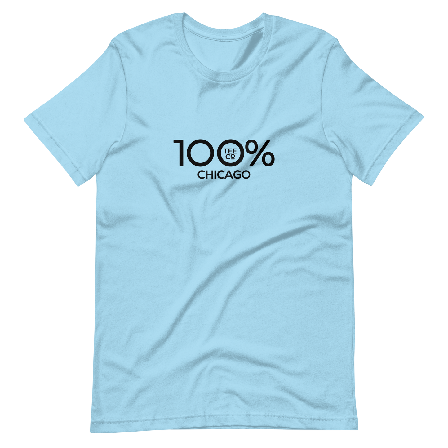 100% CHICAGO Short-Sleeve Unisex Tee - 100 Percent Tee Company