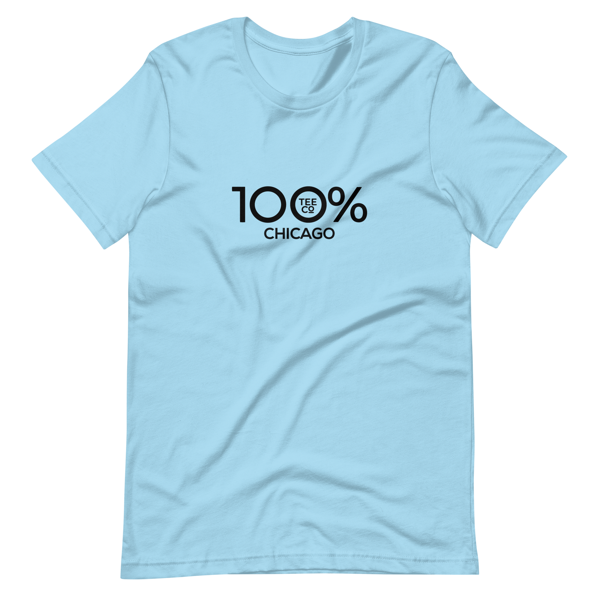 100% CHICAGO Short-Sleeve Unisex Tee - 100 Percent Tee Company