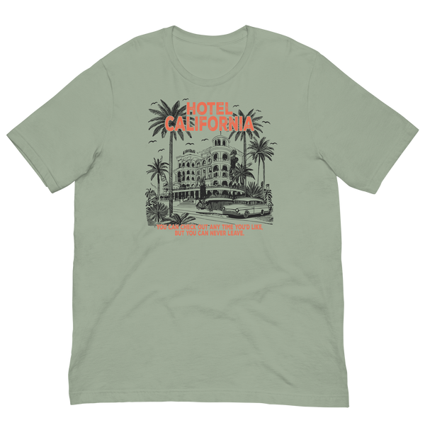 HOTEL CALIFORNIA Premium Tee – 100 Percent Tee Company
