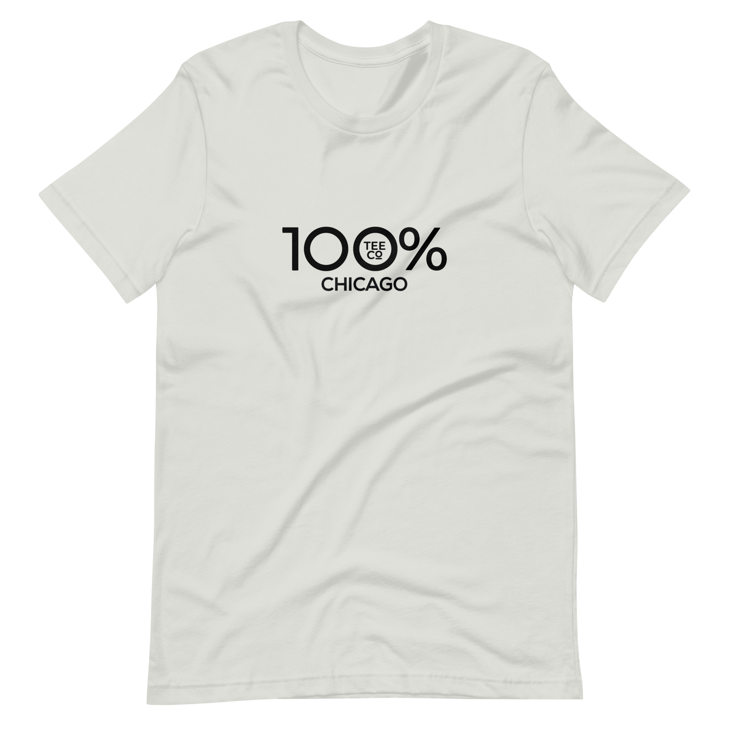 100% CHICAGO Short-Sleeve Unisex Tee - 100 Percent Tee Company