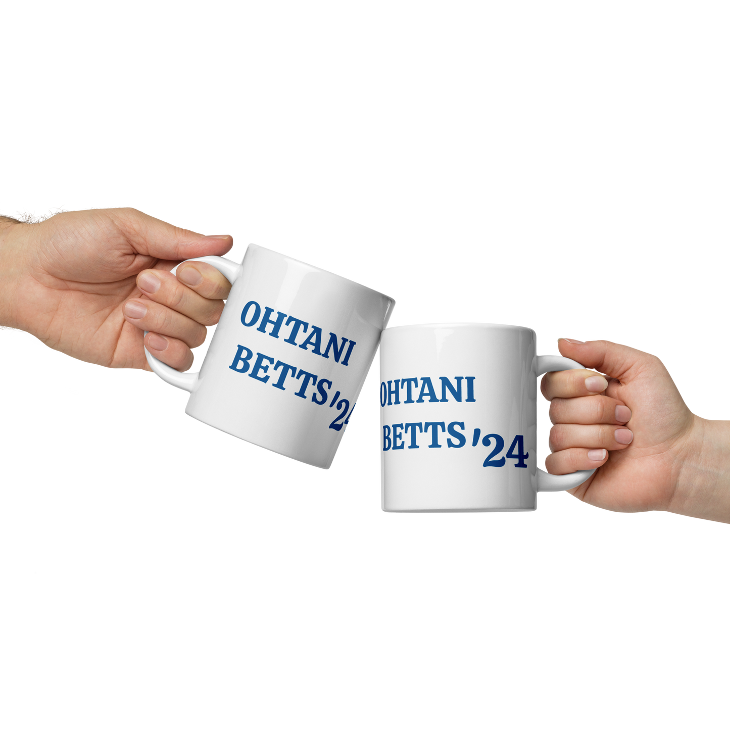 Ohtani Betts '24 White Glossy Mug
