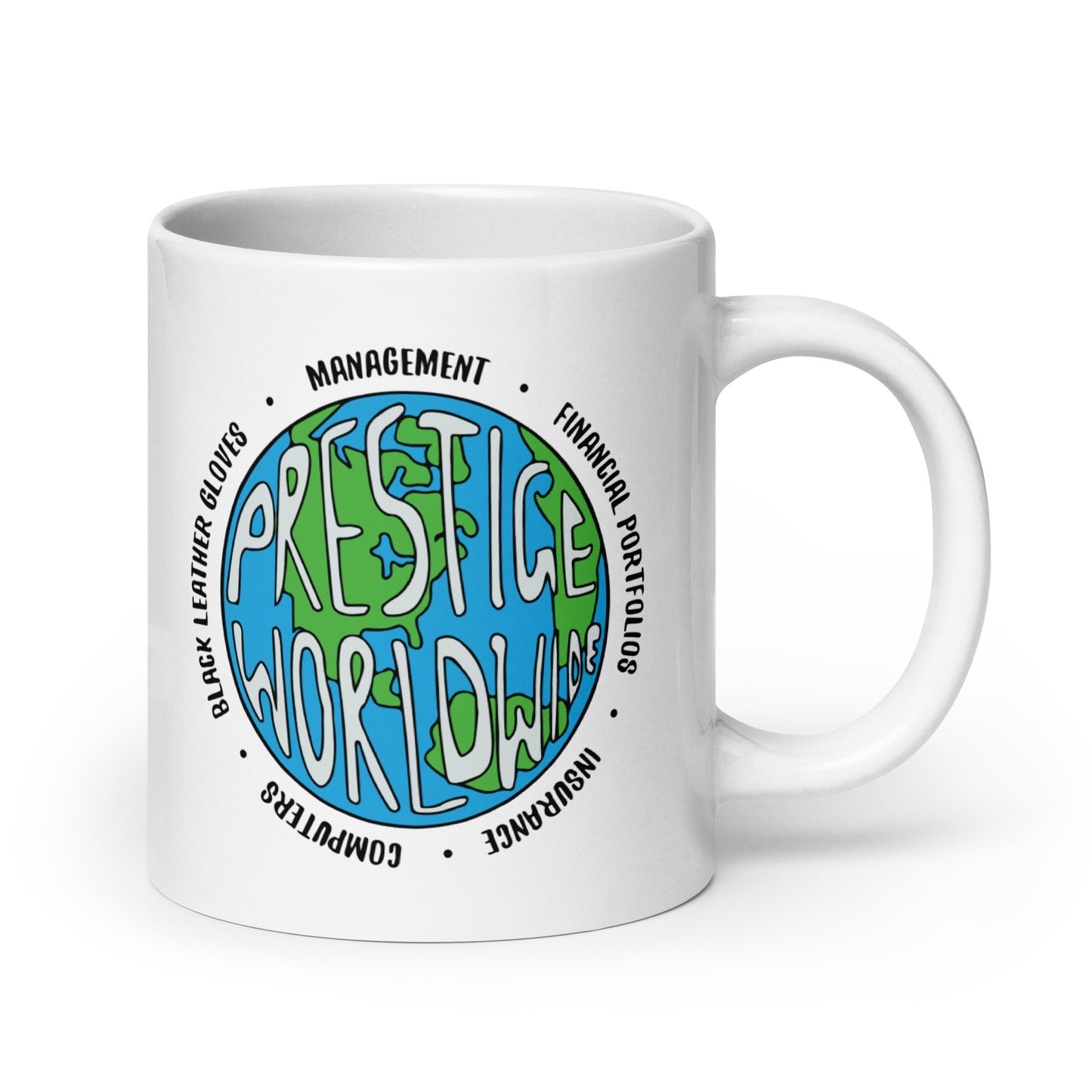 Prestige Worldwide White Glossy Mug