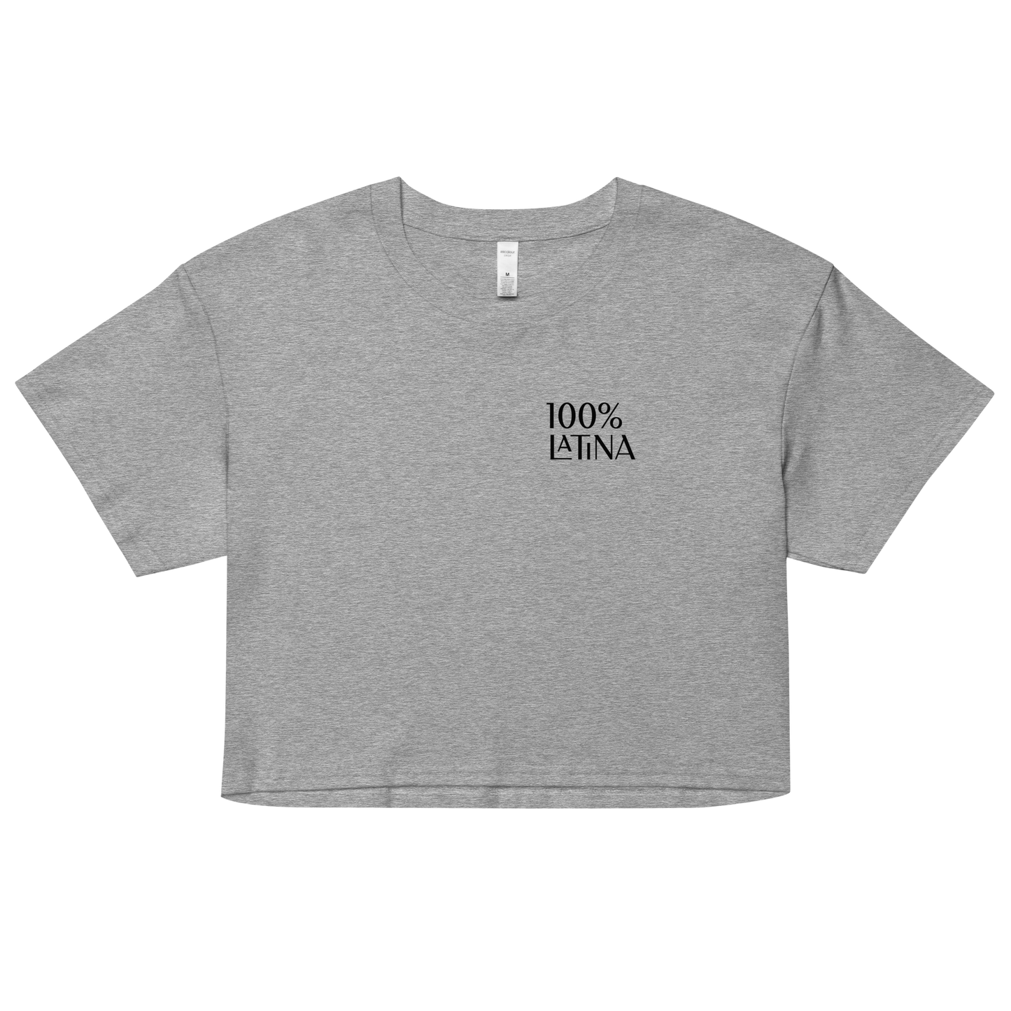 100% LATINA Women’s Crop Tee