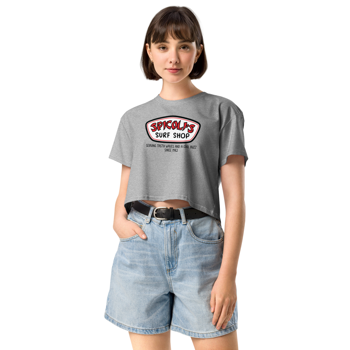 Spicoli's Surf Shop Women’s Crop Top