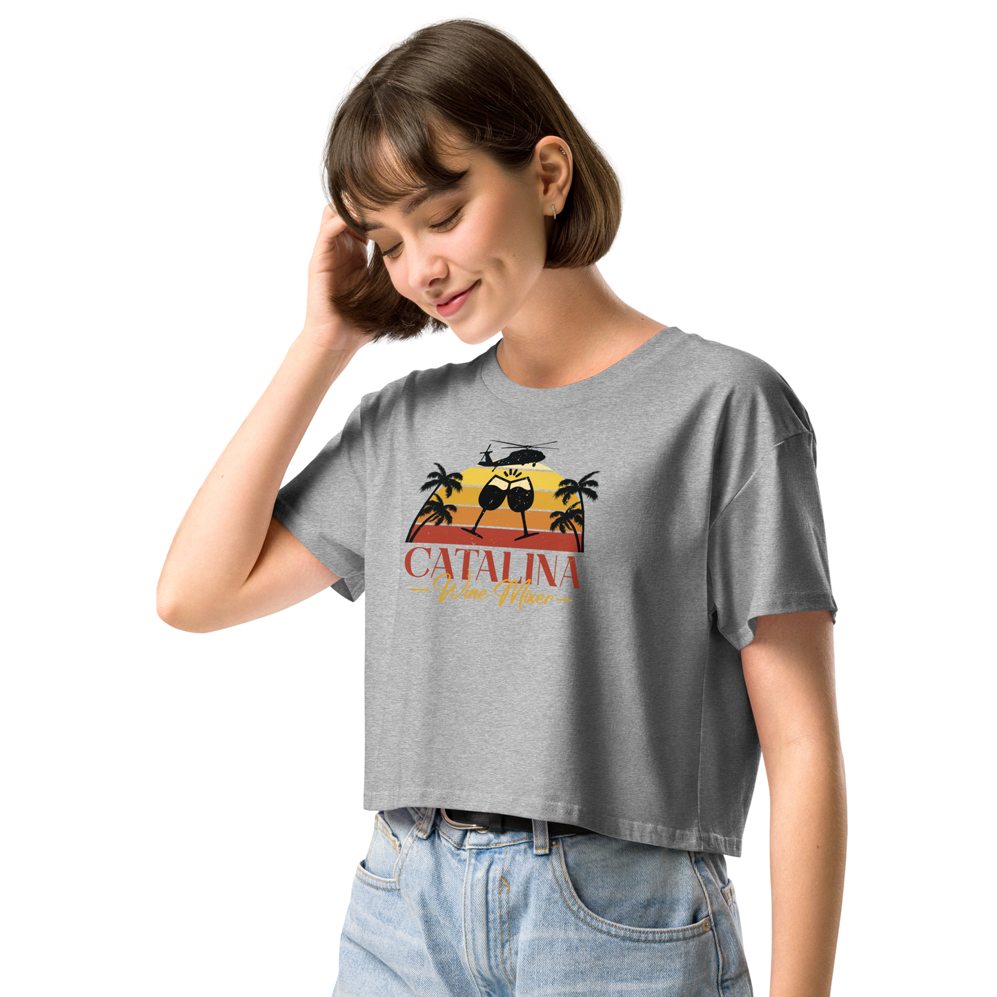 Catalina Wine Mixer Women’s Crop Tee