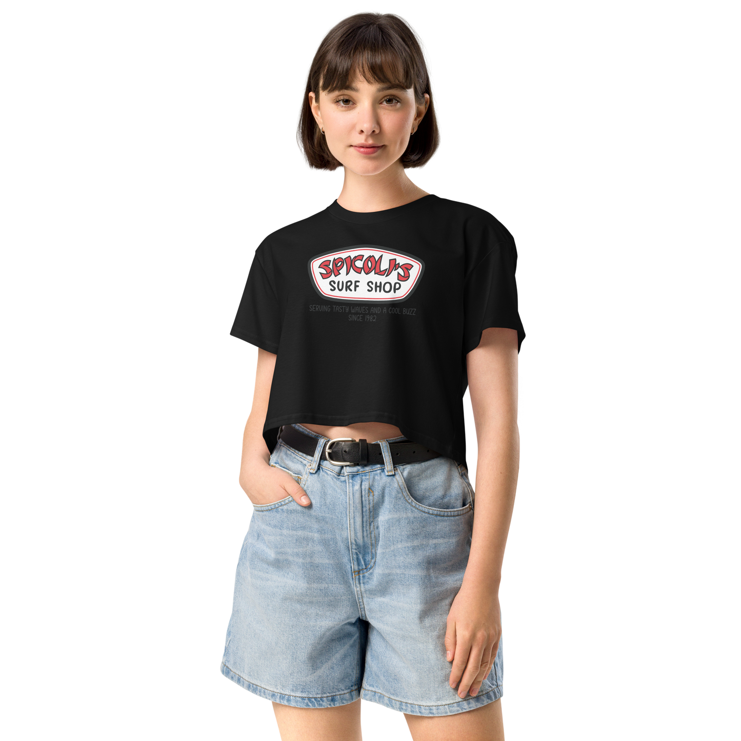 Spicoli's Surf Shop Women’s Crop Top