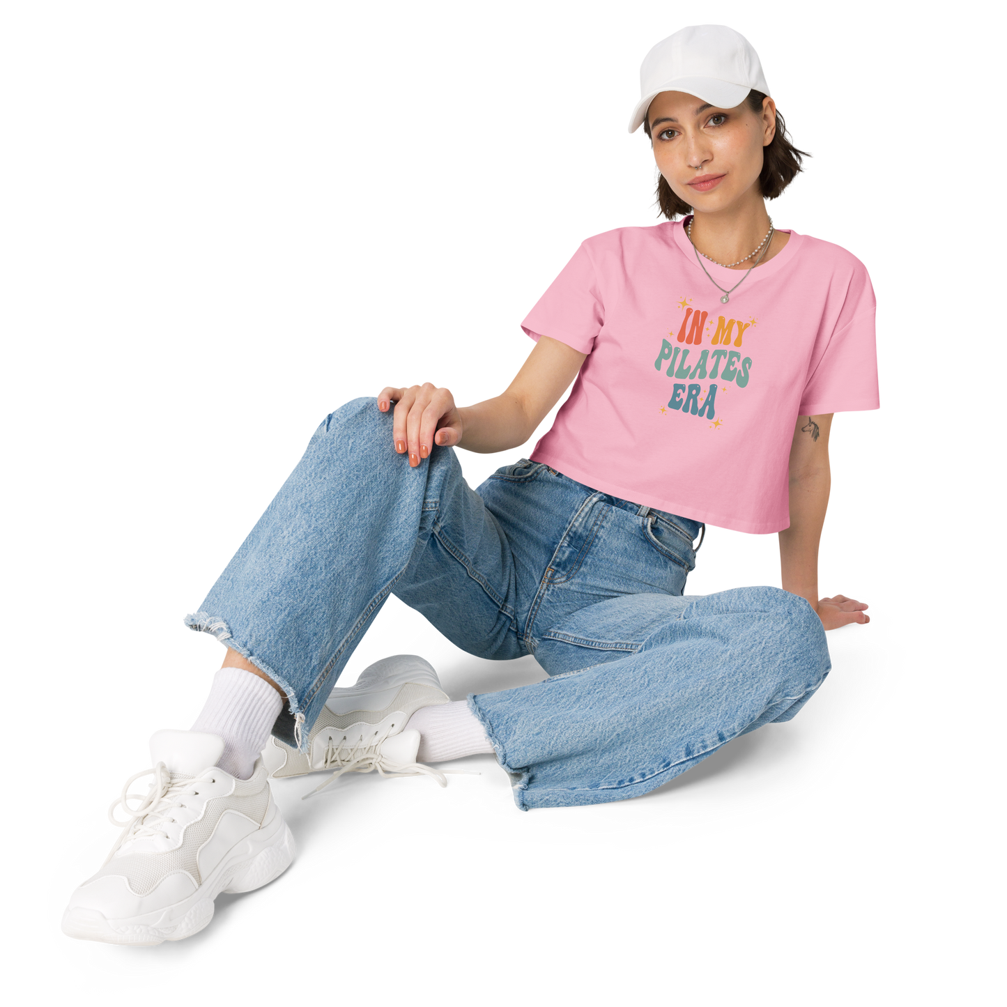 In My Pilates Era (Color) Women’s Crop Tee