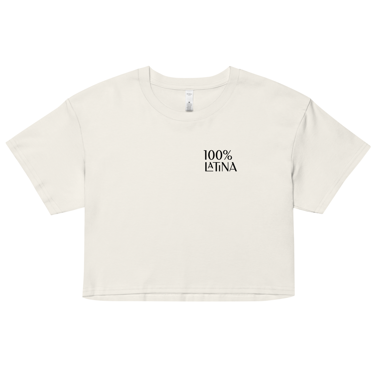 100% LATINA Women’s Crop Tee