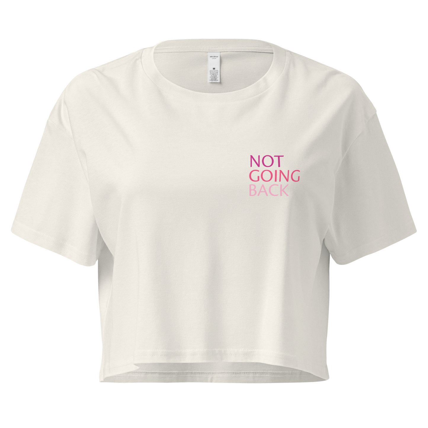Not Going Back Women’s Crop Top