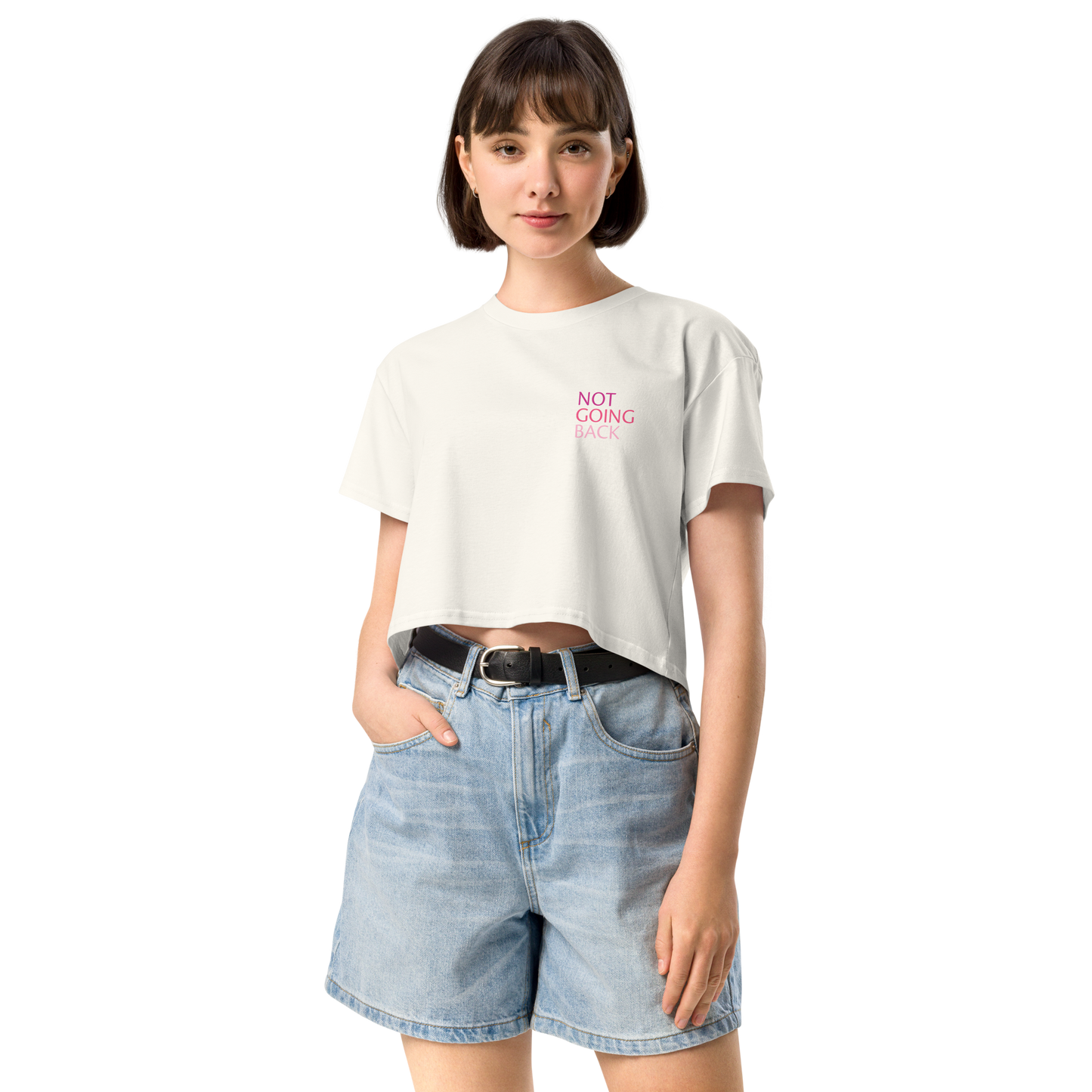 Not Going Back Women’s Crop Top