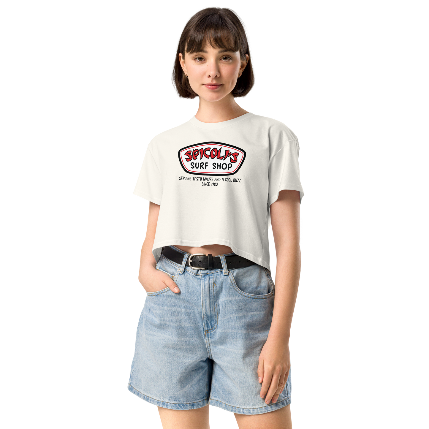 Spicoli's Surf Shop Women’s Crop Top