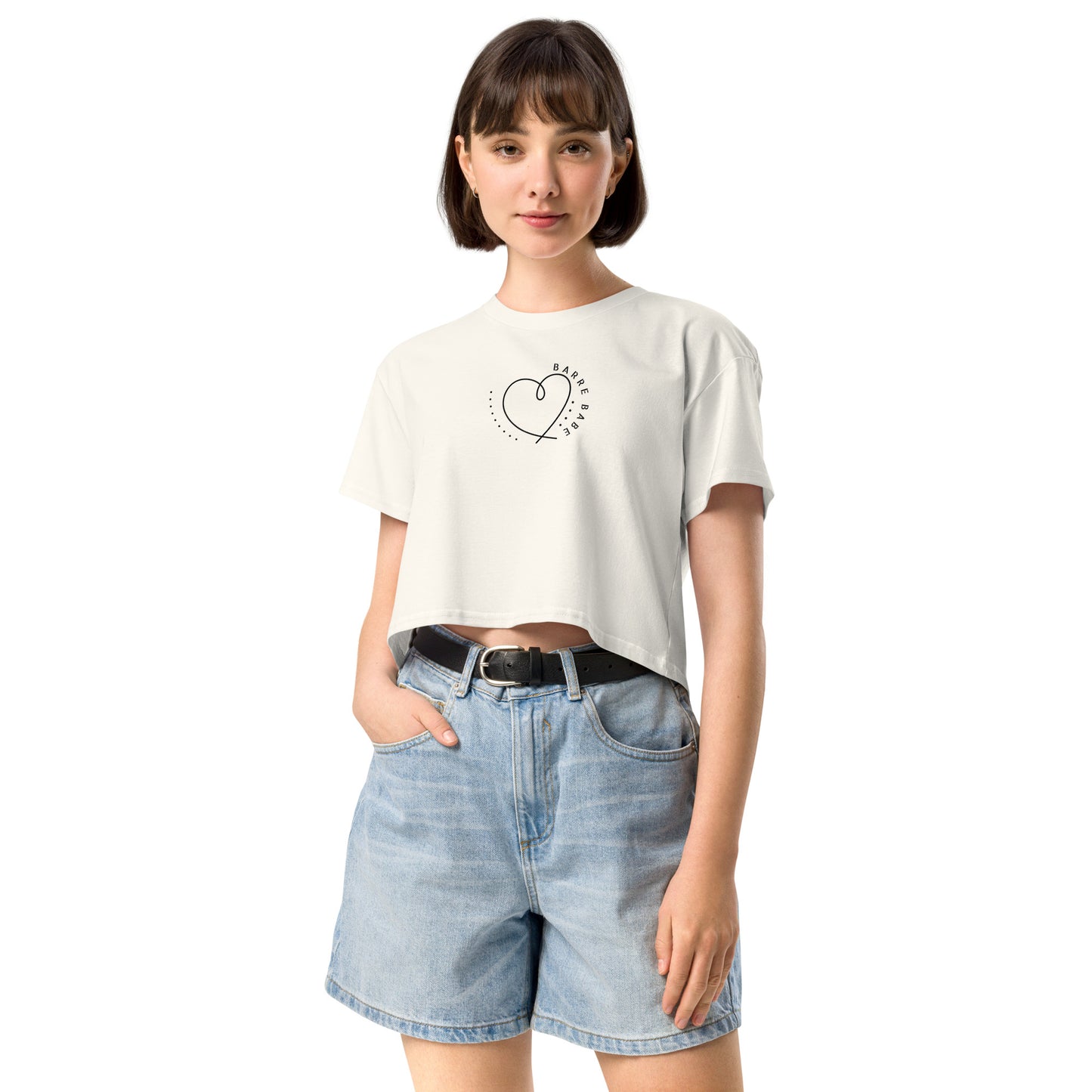 Barre Babe Women’s Crop Tee