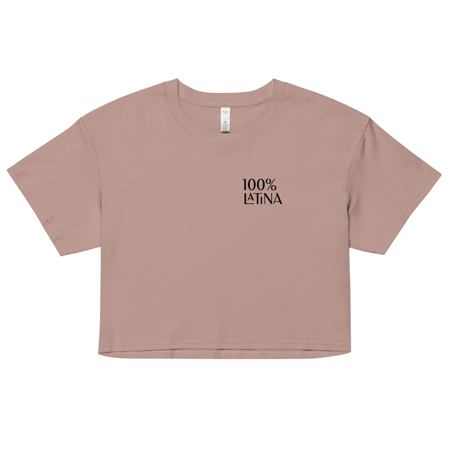 100% LATINA Women’s Crop Tee