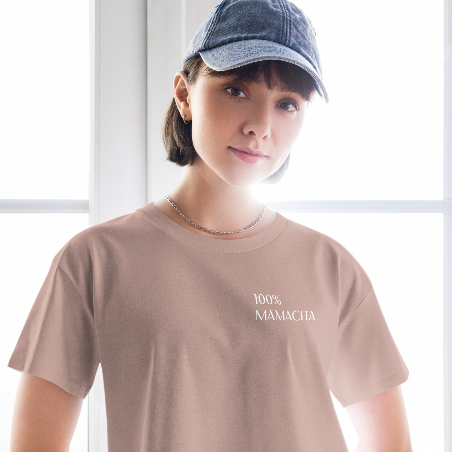 100% MAMACITA Women’s Crop Tee