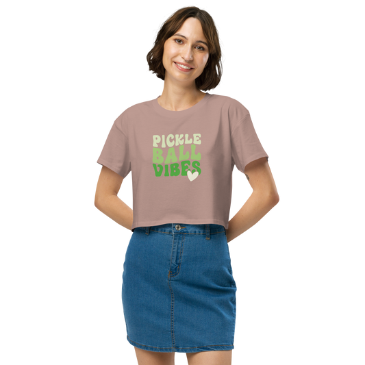 Pickleball Vibes Women’s Crop Top