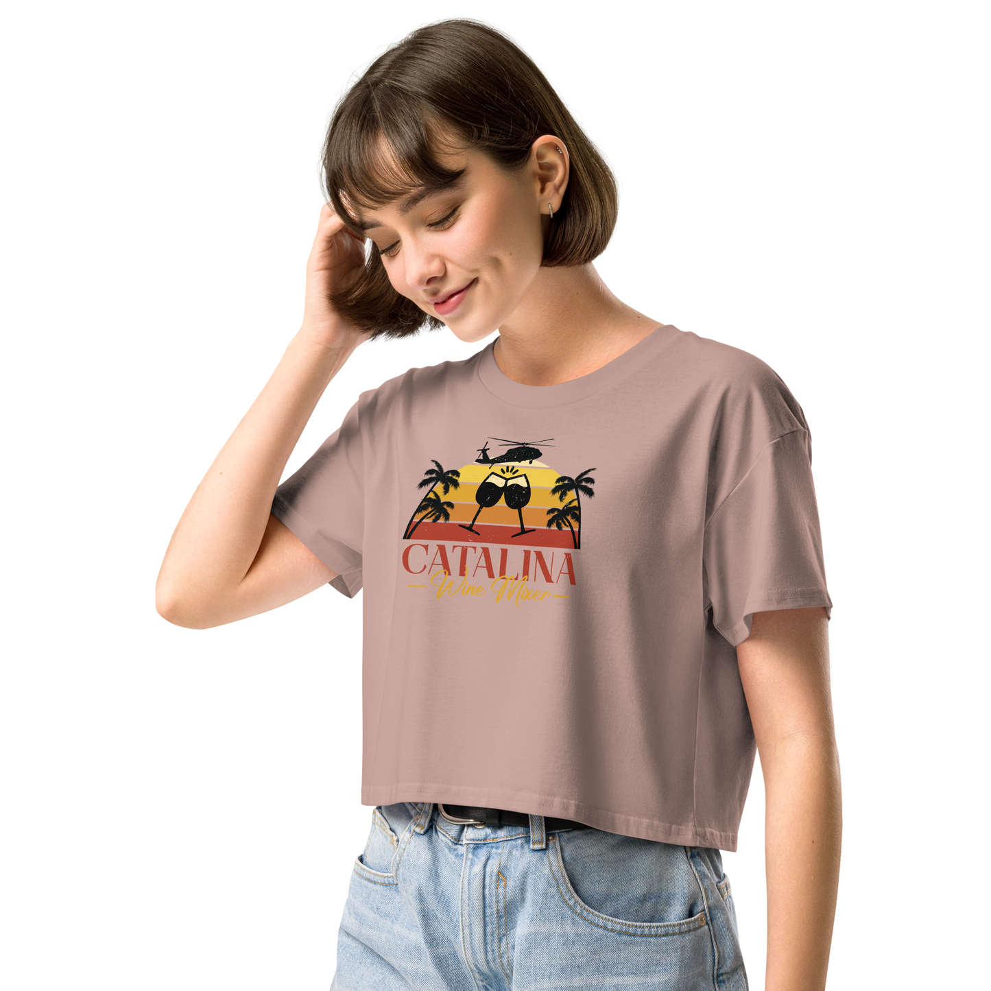 Catalina Wine Mixer Women’s Crop Tee