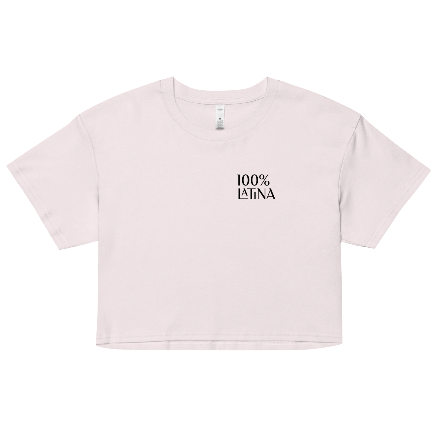 100% LATINA Women’s Crop Tee