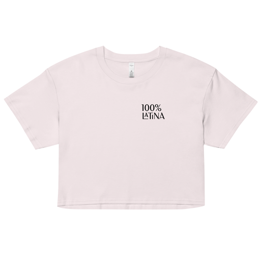 100% LATINA Women’s Crop Tee
