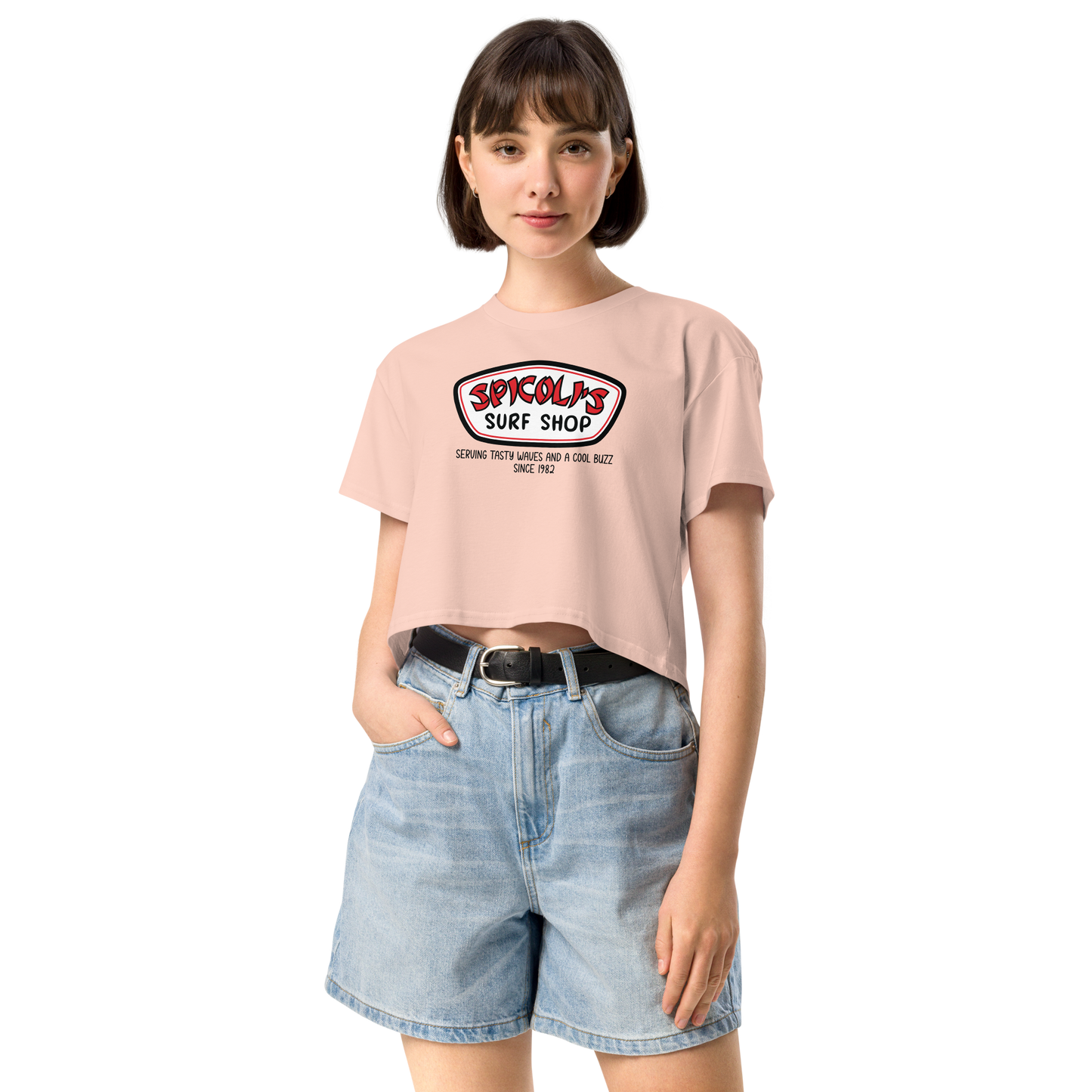 Spicoli's Surf Shop Women’s Crop Top