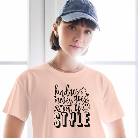 Kindness Never Goes Out of Style Women’s Crop Top