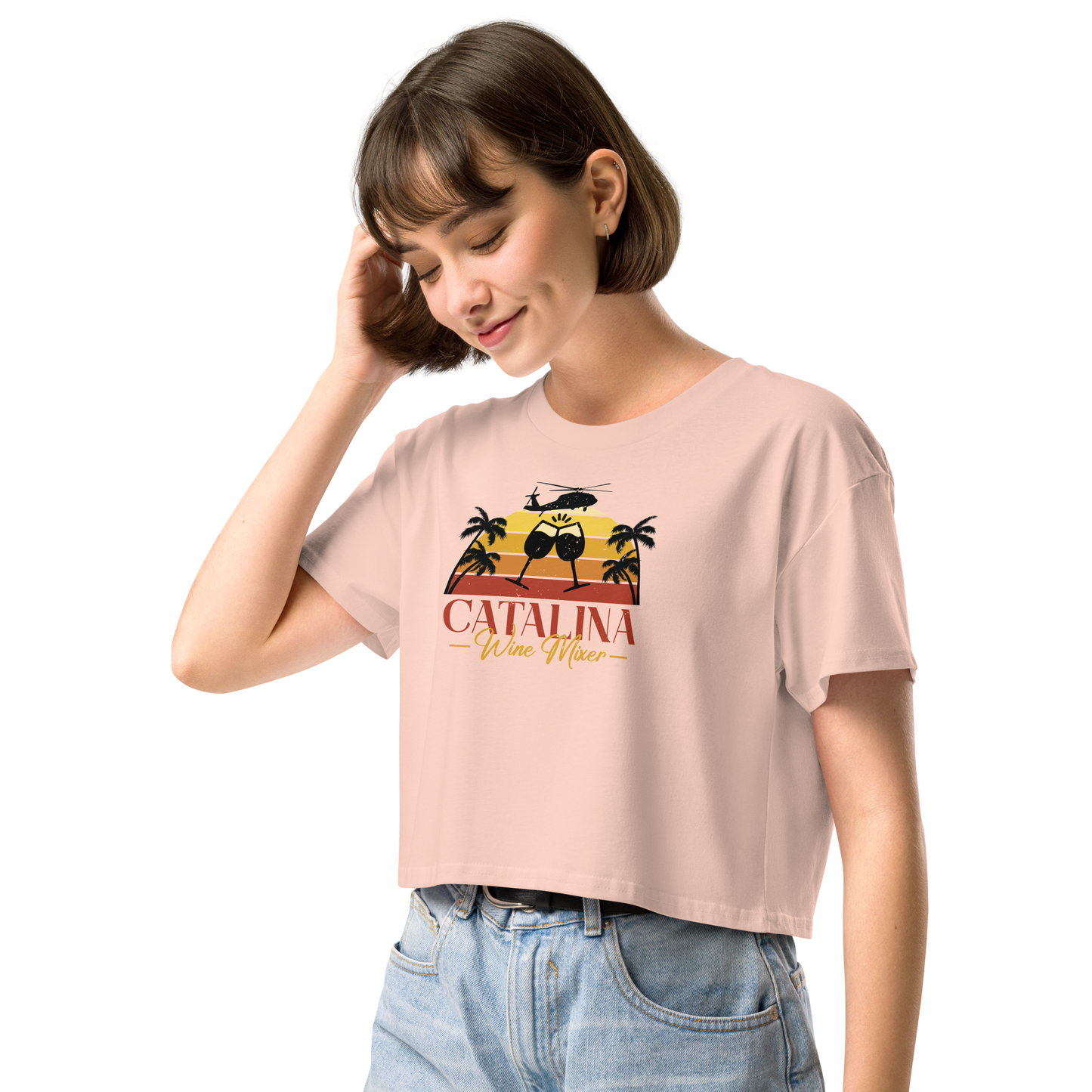 Catalina Wine Mixer Women’s Crop Tee