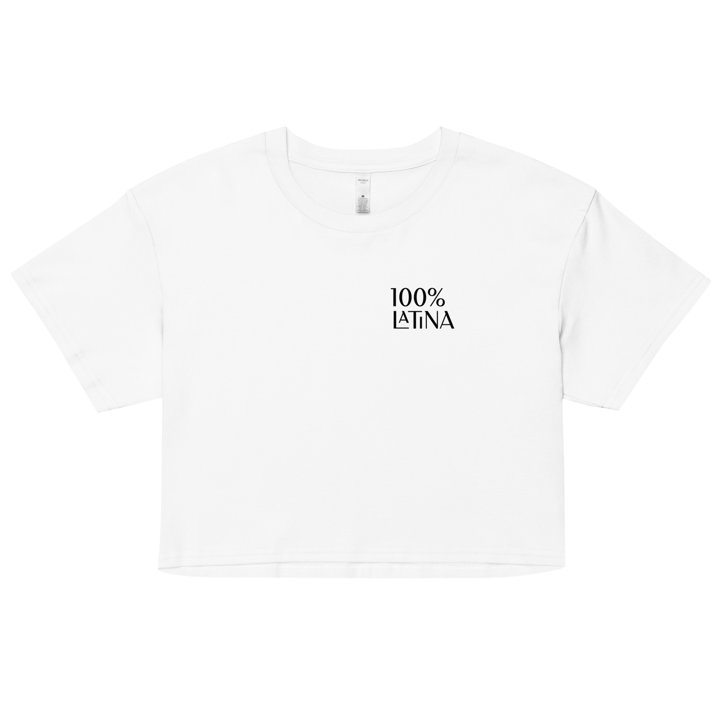 100% LATINA Women’s Crop Tee