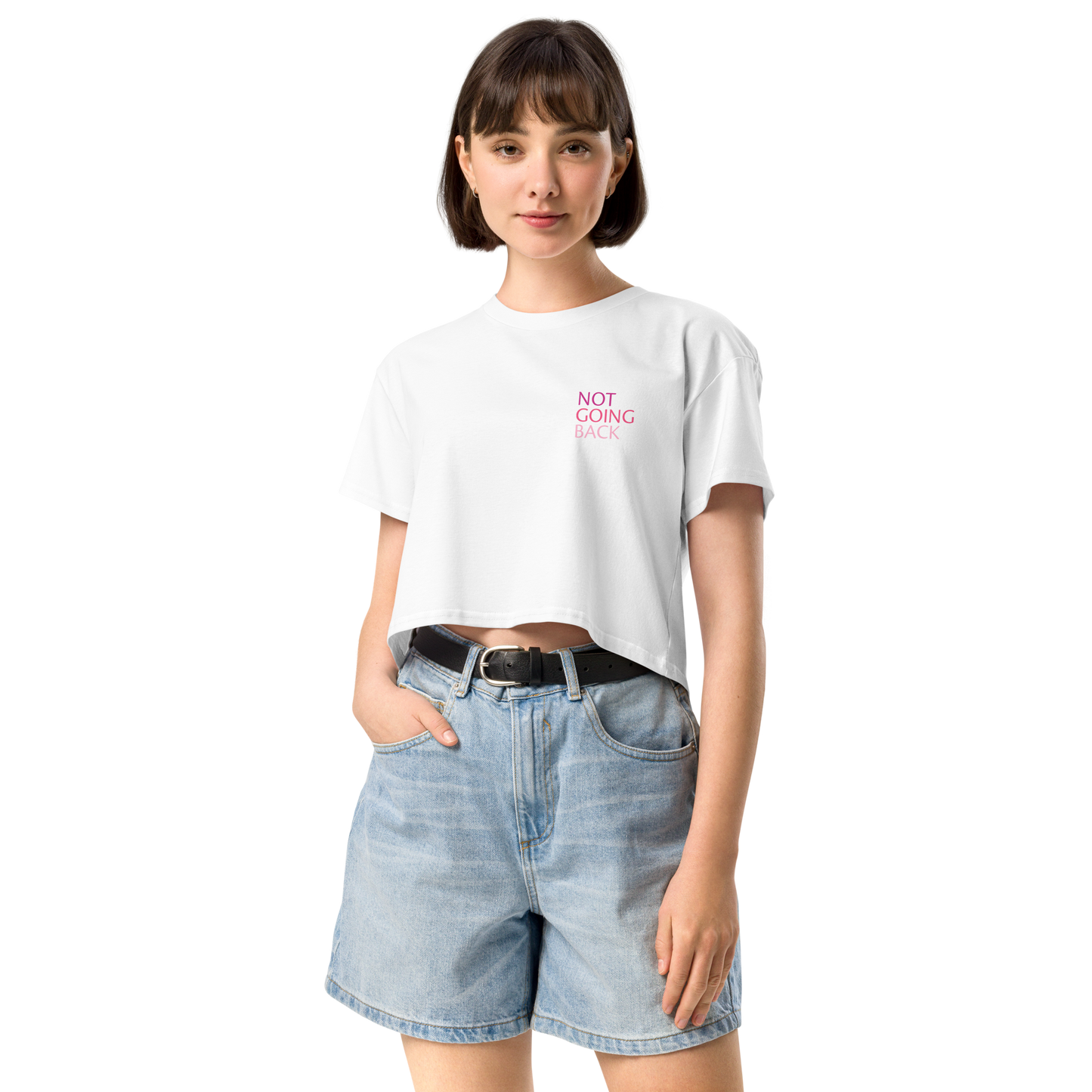 Not Going Back Women’s Crop Top