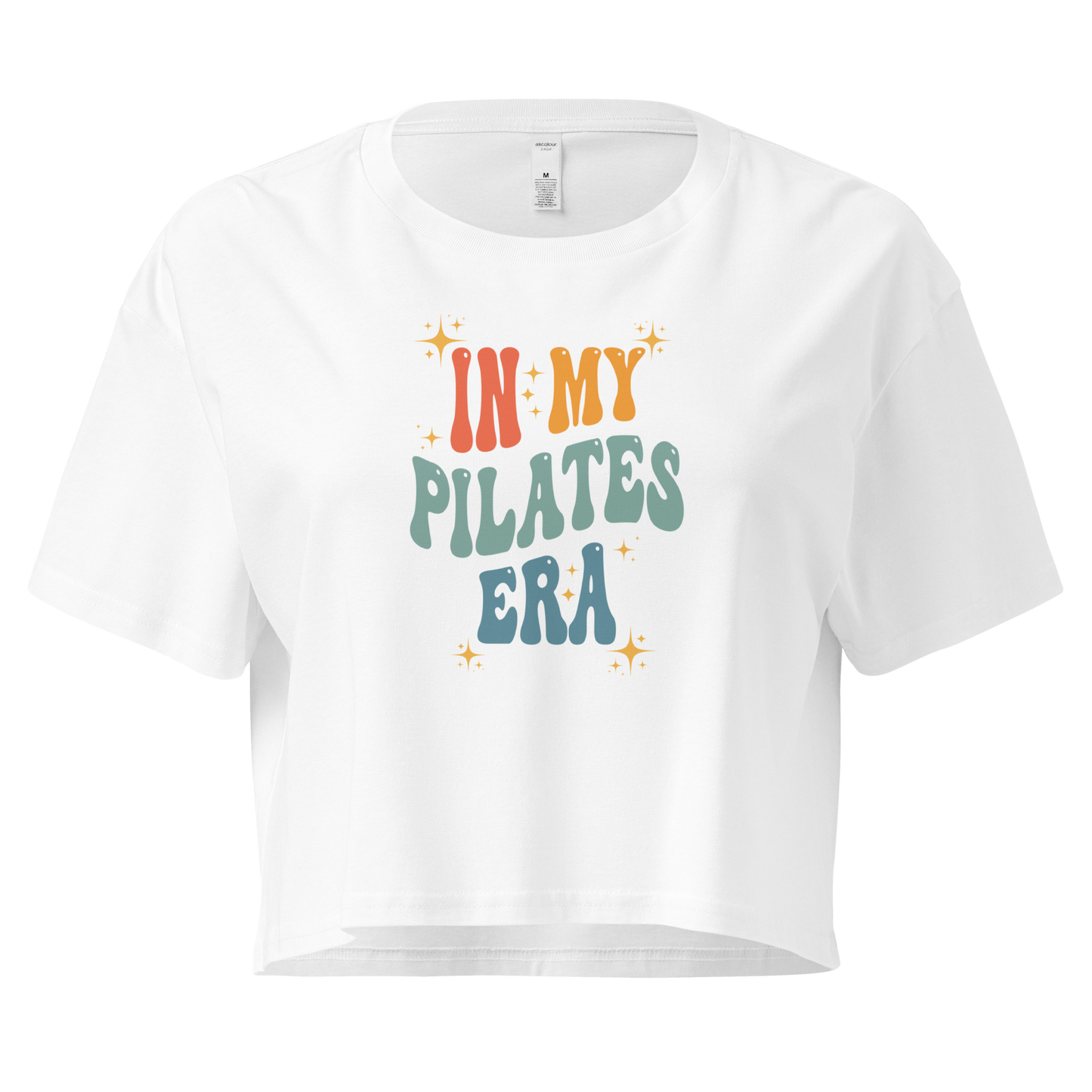 In My Pilates Era (Color) Women’s Crop Tee