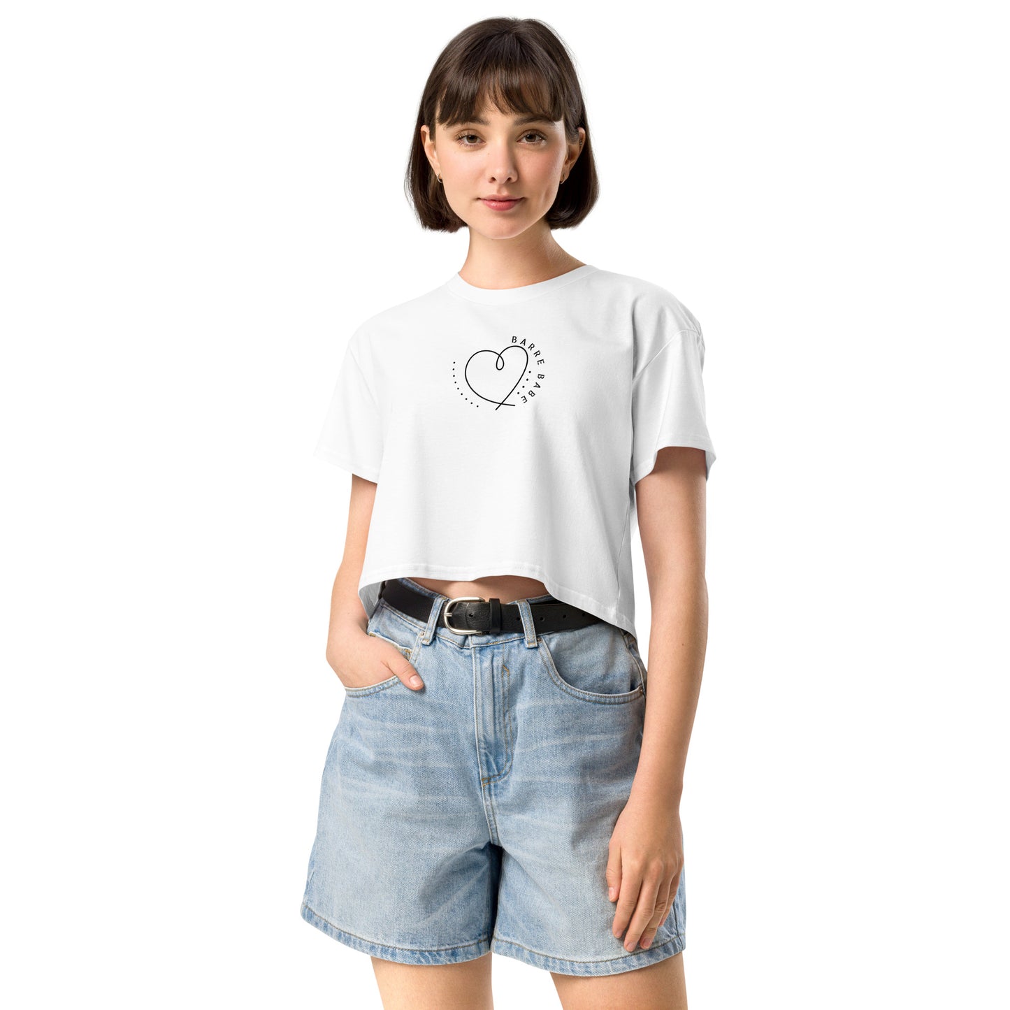 Barre Babe Women’s Crop Tee