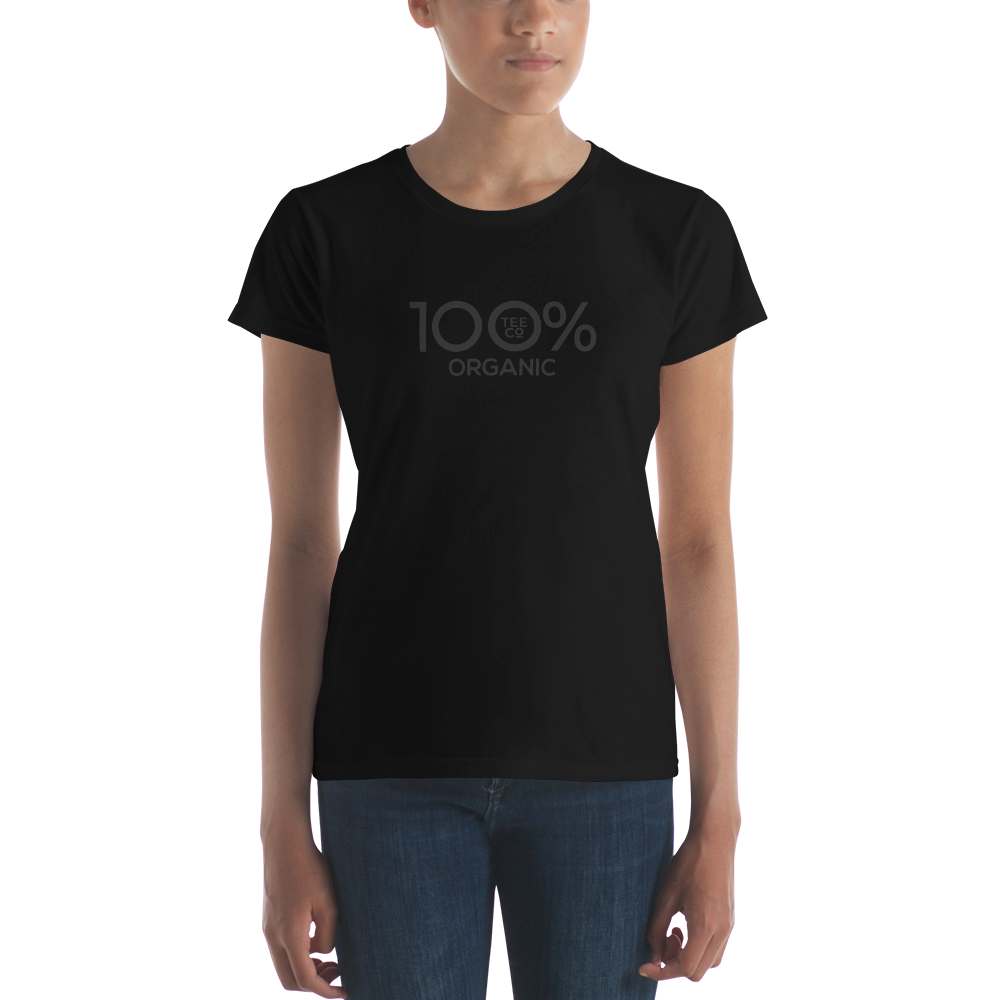 100% ORGANIC Women's Fitted Tee - 100 Percent Tee Company