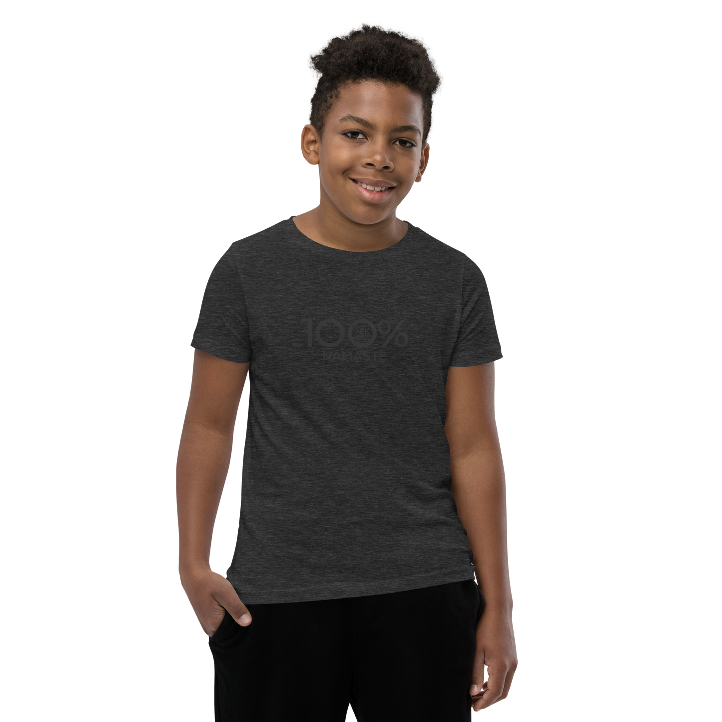 100% NAMASTE Youth Short Sleeve Tee
