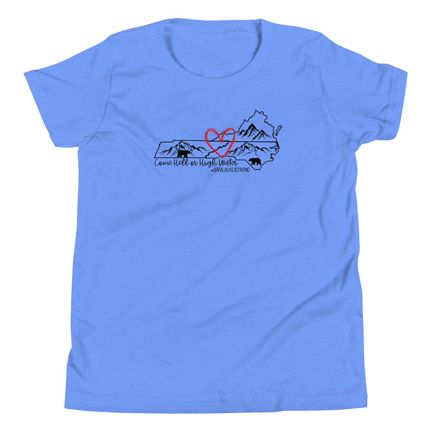 Appalachia Strong | Hurricane Helene Relief Youth Short Sleeve Tee Shirt