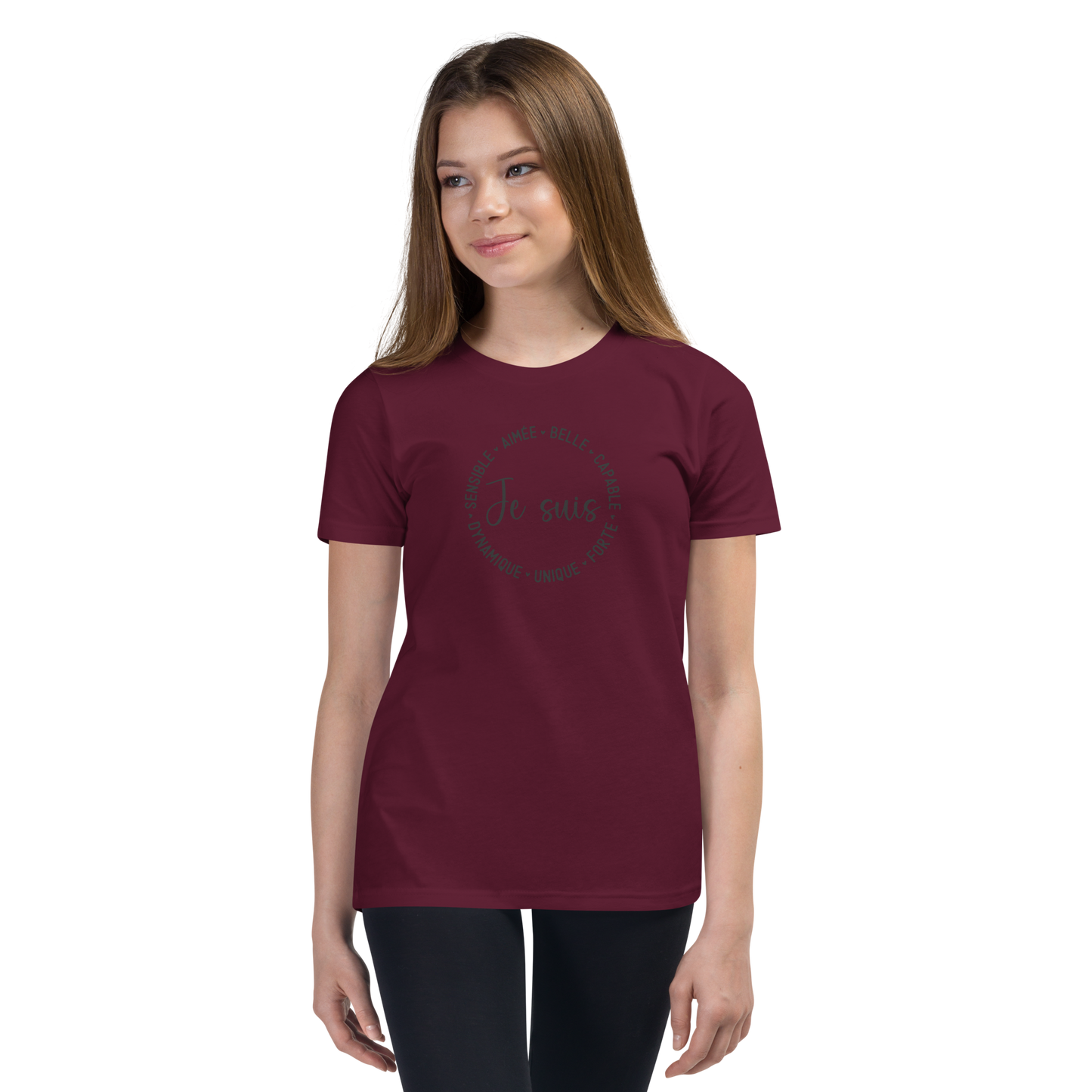 Je Suis... Youth Short Sleeve Tee Shirt