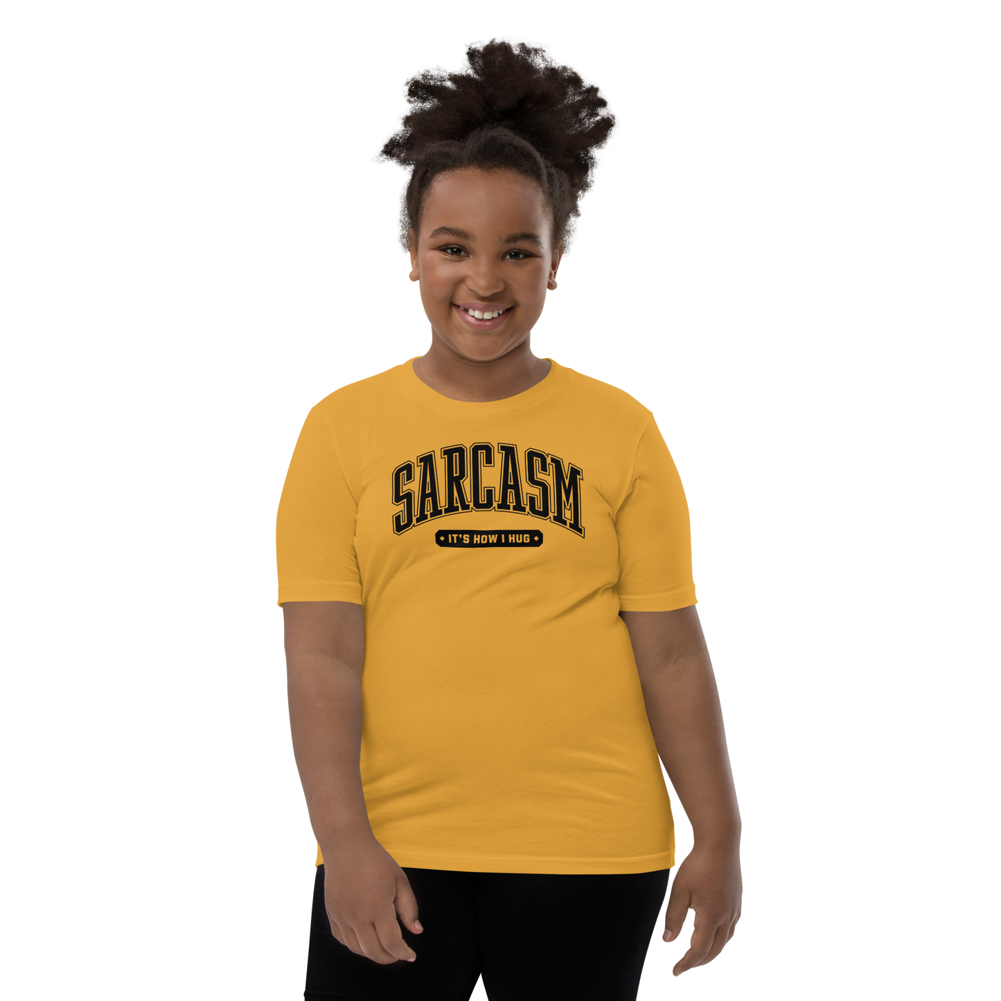 Sarcasm: It's How I Hug Youth Short Sleeve Tee Shirt